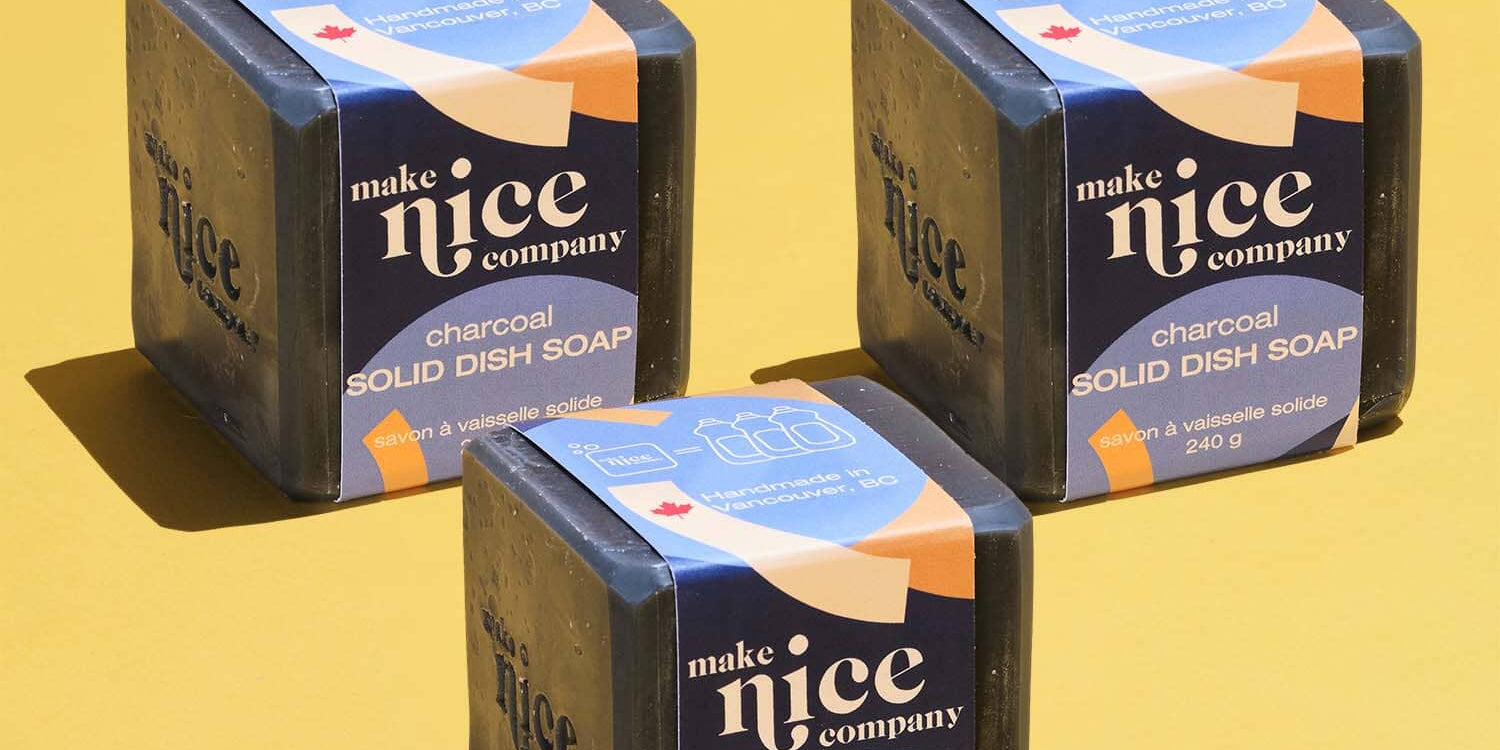 Cake vaisselle Make Nice Company x3 - Charbon Make Nice Company 