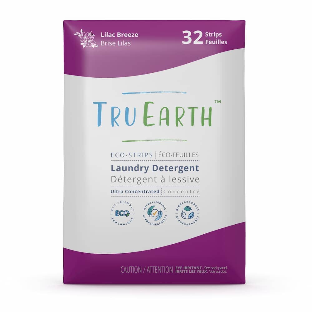 Feuilles de détergent à lessive Tru Earth Laundry Detergent Tru Earth Brise Lilas 