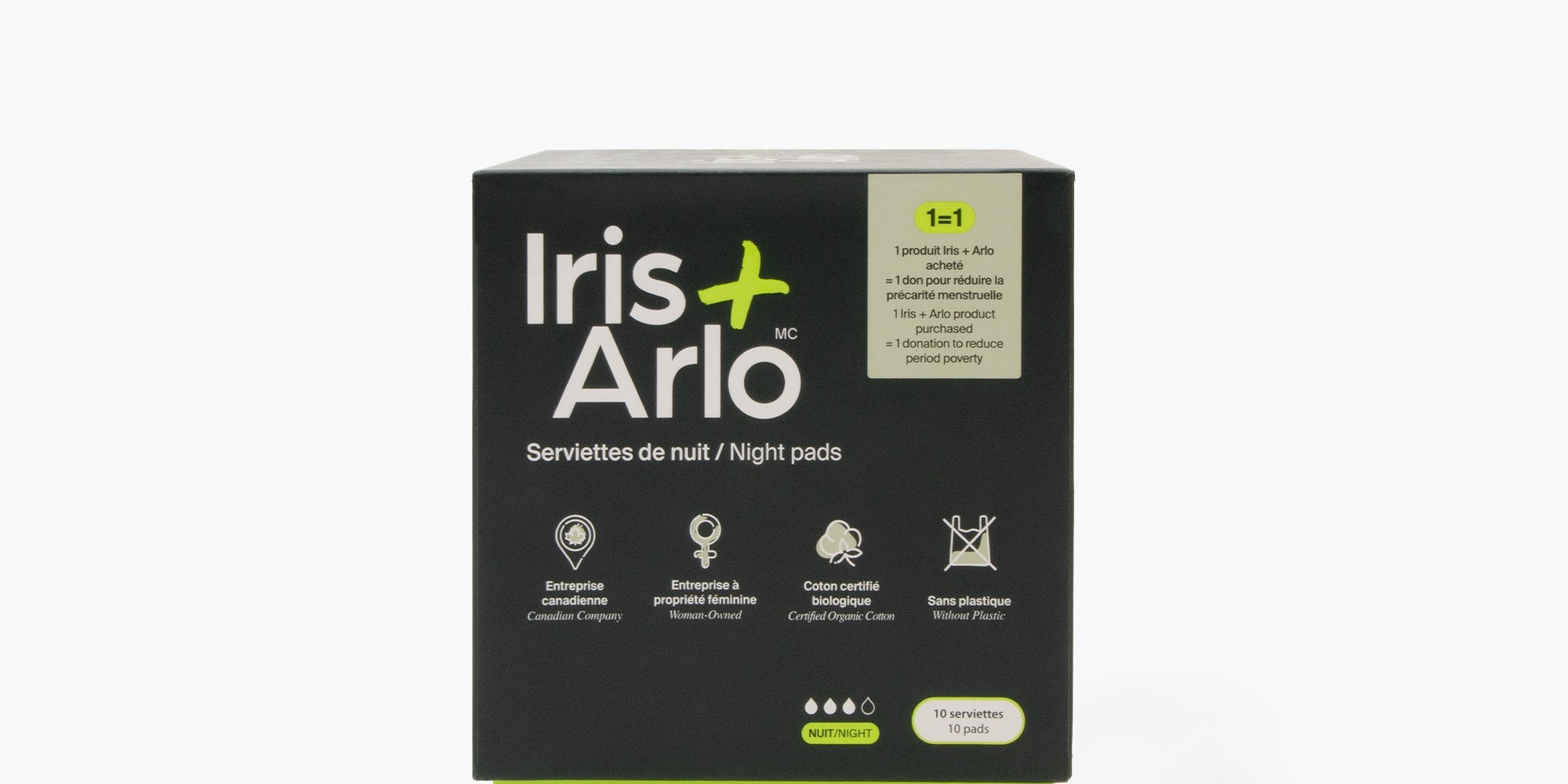 Serviettes de nuit - Iris + Arlo