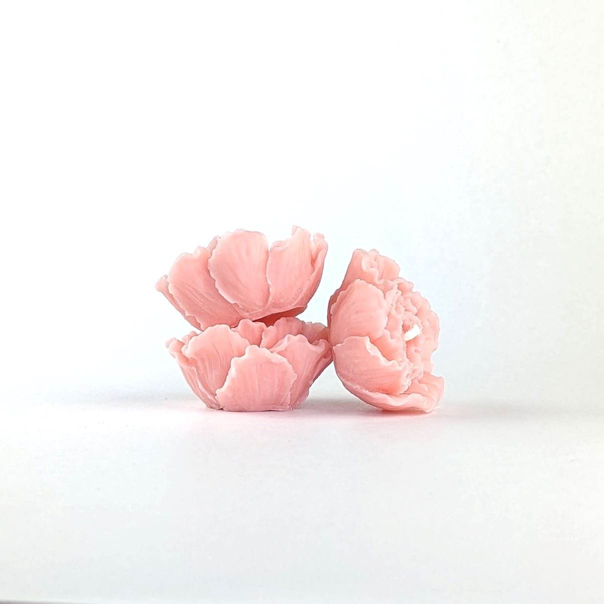Chandelle de soja - Trois fleurs By Candelita Rose 