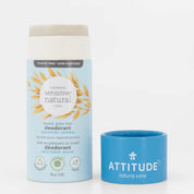 Déodorant sans plastique sans bicarbonate de soude Attitude - Sans fragrance Attitude 